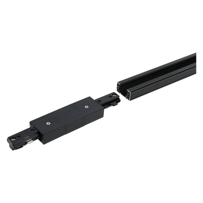 TRACK ACCESSORIES STRAIGHT CONNECTOR BLACK