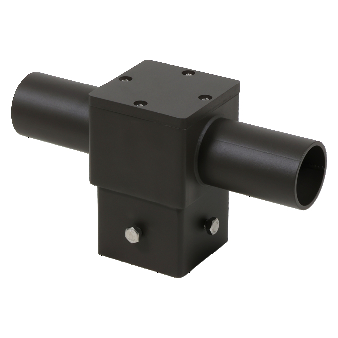 POLE SQ S 2C BRACKET DBL TENON