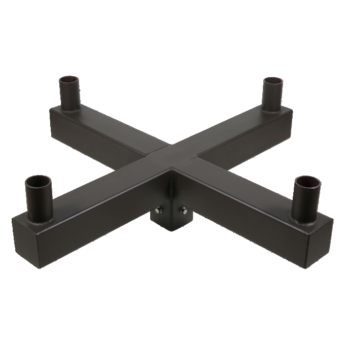 POLE SQ S 2C QUAD 90 TENON 4IN BZ
