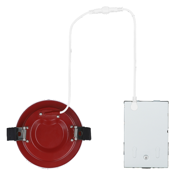 LEDMD BLAZEGUARD 4" 5CCT 800LM 120V white, top view
