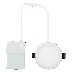 LEDMD BLAZEGUARD 4" 5CCT 800LM 120V white, bottom view (thumbnail)