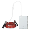 LEDMD BLAZEGUARD 4" 5CCT 800LM 120V white, top view (thumbnail)