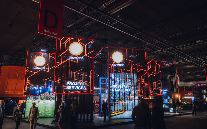 Five application areas brought the breadth of the LEDVANCE portfolio to life through hands-on, real-world live experiences. | Image: LEDVANCE 