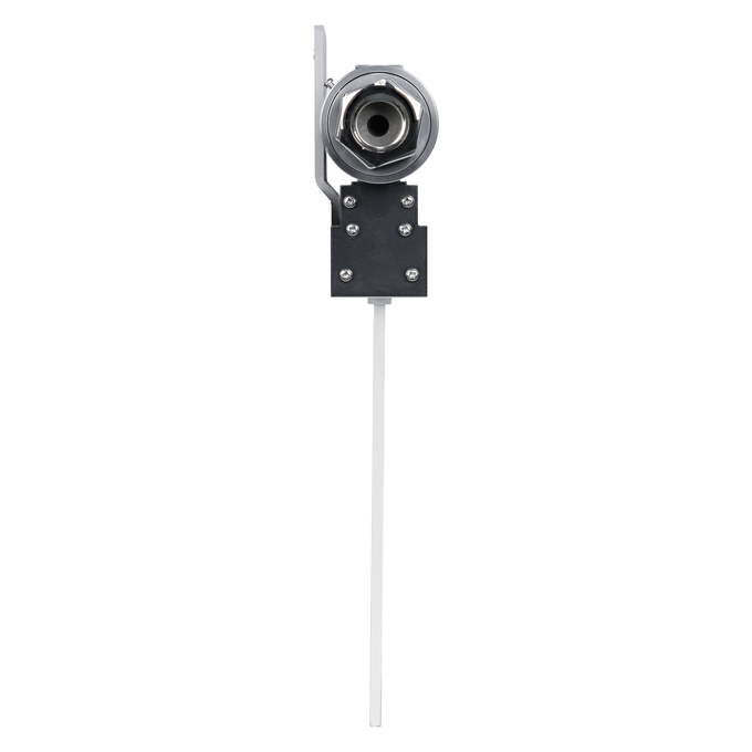 HAZ EXIT SIGN C1D2 120-277V NICKEL GR white, left side