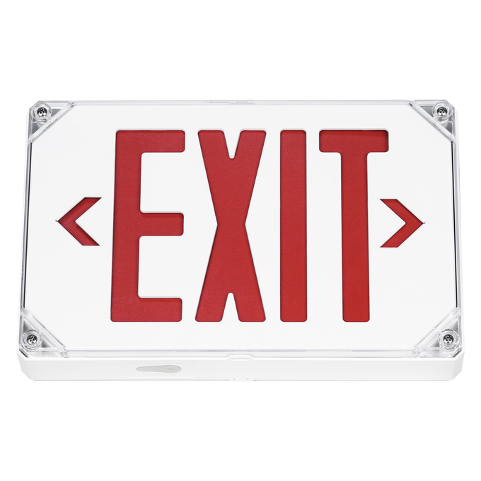 EXIT SIGN WET EXIT DOUBLE FACE WH white, horizontal, alternat