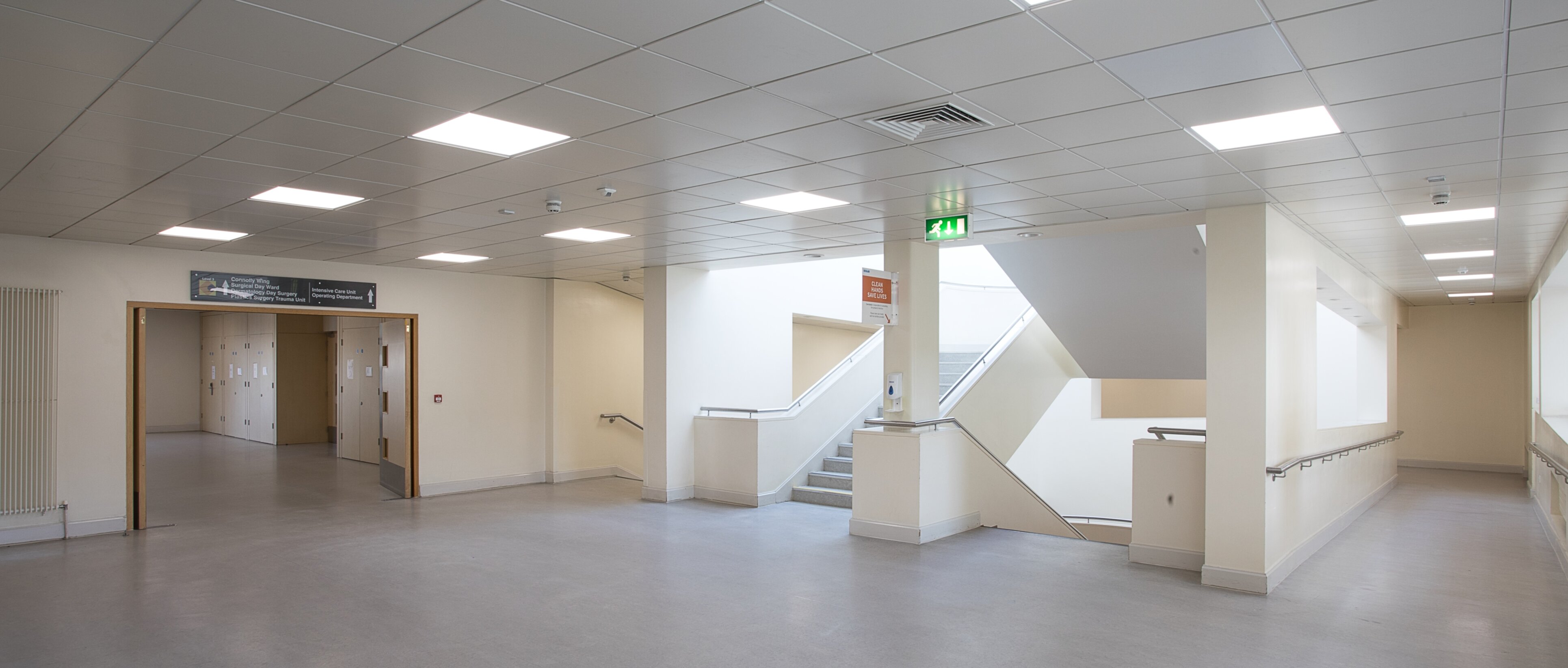 LED lighting in Connolly hospital LEDVANCE