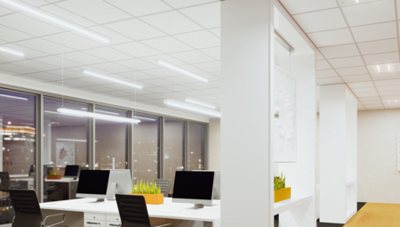 Eclairage de bureau avec le LEDVANCE Linear IndiviLED