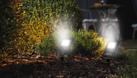 LED floodlights for outdoor lighting