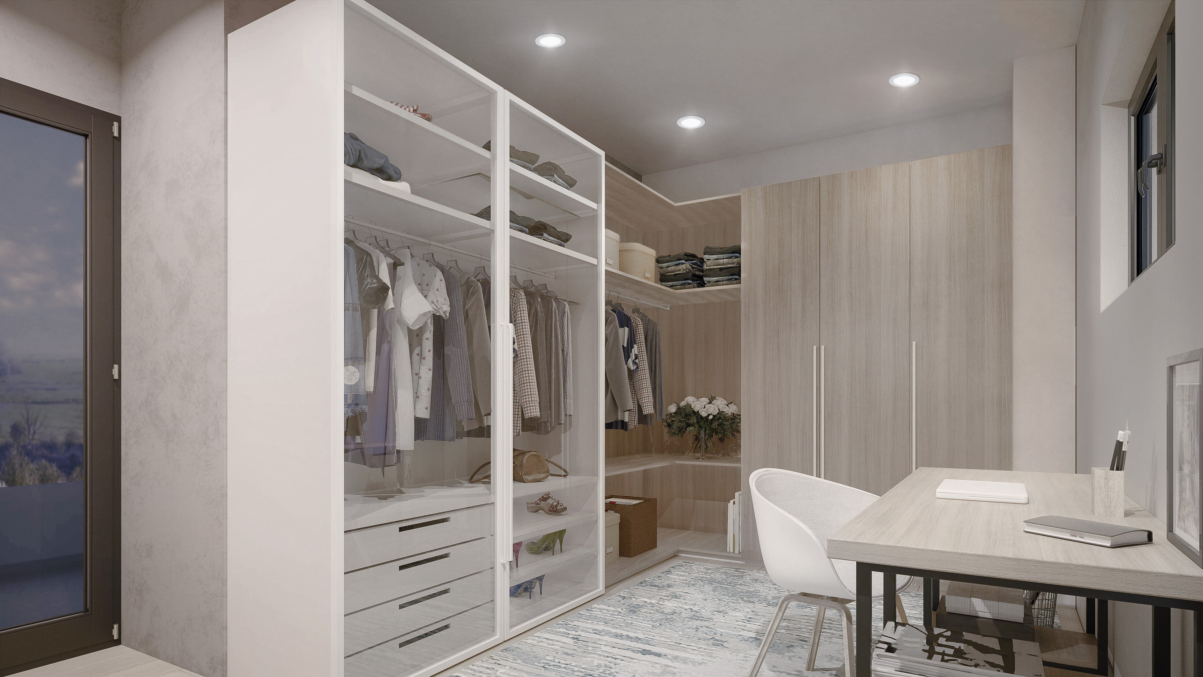 Wardrobe downlights outlet