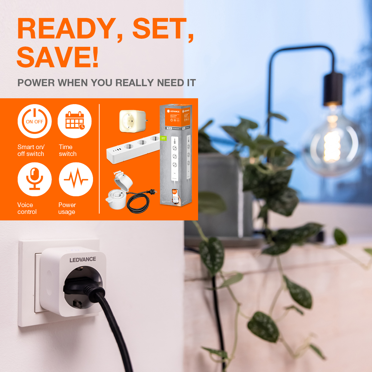 LEDVANCE SMART+ ZigBee Nightlight Plug EU