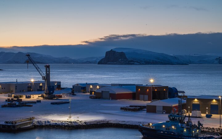 NorSea Polarbase, Norwegen.  Bild: LEDVANCE