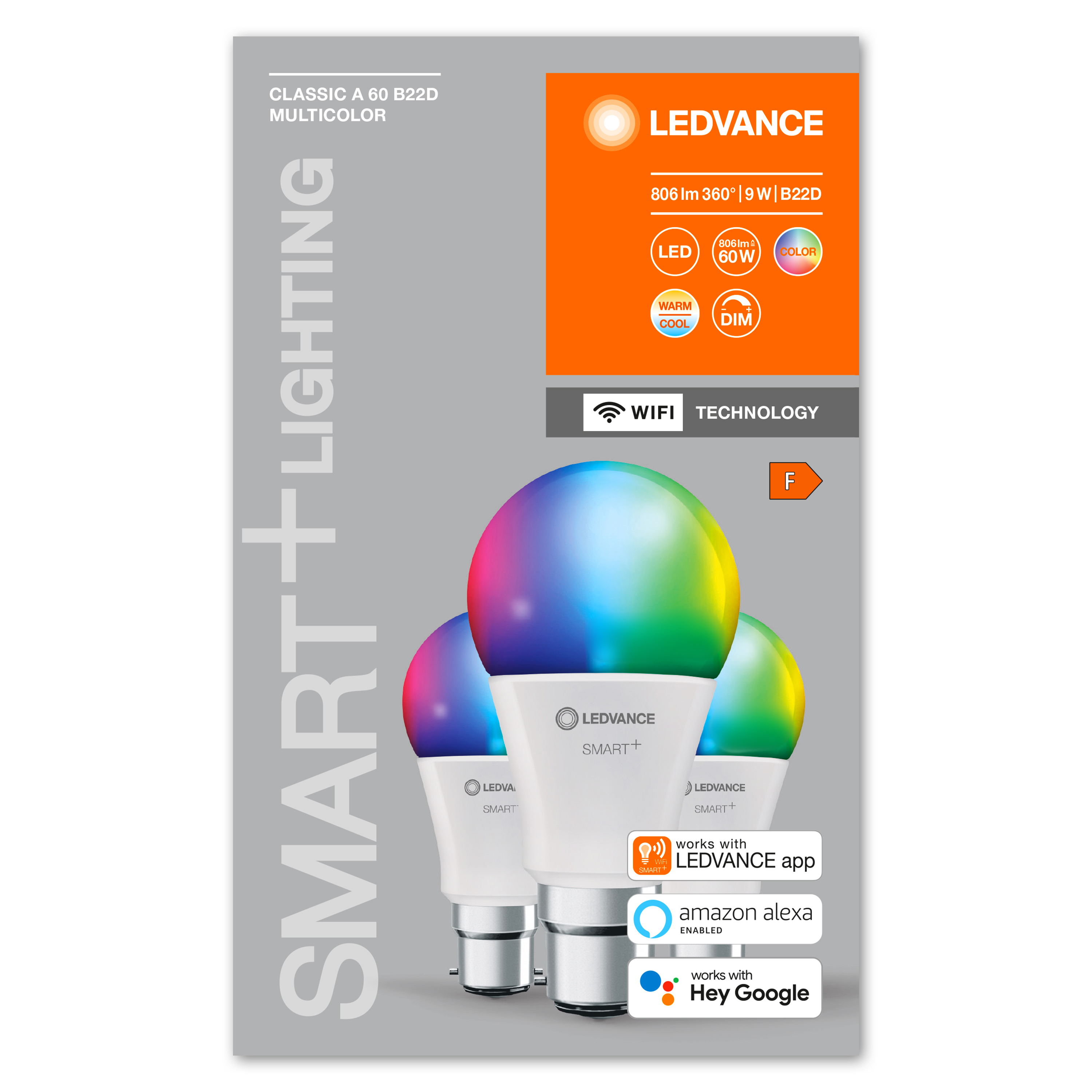 Smart Wifi Classic 60 9 W 2700 6500 K B22d