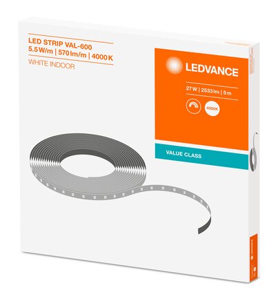 Ip65 Protected Led Strips With 600 Lm M For General Applications Ledvance
